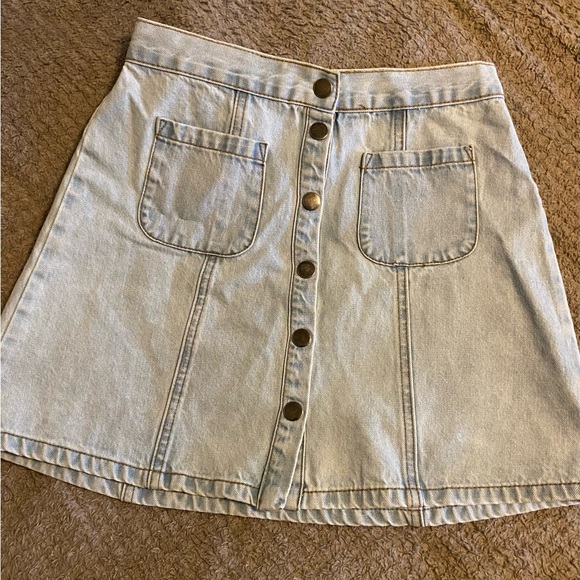 BDG denim mini skirts light blue and dark blue - Picture 2 of 7